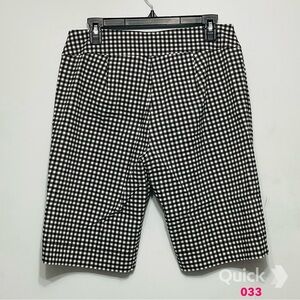 M - New Cathy Daniels Plaids Bermuda Shorts